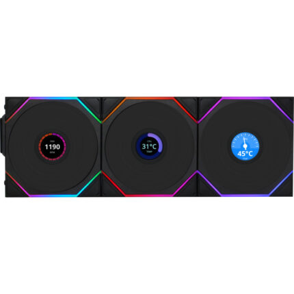 Lian Li UNI FAN TL120 LCD Wireless Triple Pack case fan