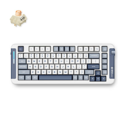 MCHOSE X75 Navy Blue Icy Creamsicle Wireless Gasket Mount Mechanical toetsenbord