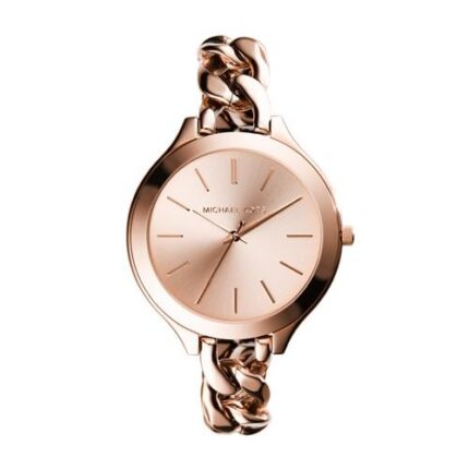 MK3223 damesarmbandhorloge met runway-ketting