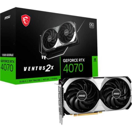 MSI GeForce RTX 4070 VENTUS 2X E 12G OC grafische kaart