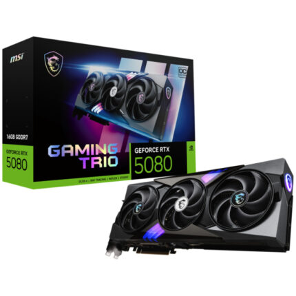 MSI GeForce RTX 5080 16G GAMING TRIO OC grafische kaart