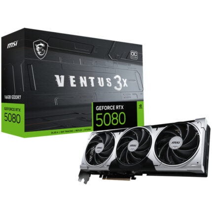 MSI GeForce RTX 5080 16G VENTUS 3X OC PLUS grafische kaart