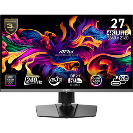MSI MPG 272URX QD-OLED 26.5'' 4K UHD gaming monitor