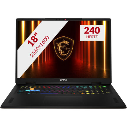 MSI Vector 18 HX AI A2XWJG-636NL 18'' gaming laptop