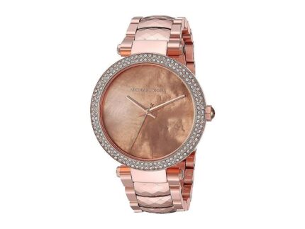 Michael Kors Dames Parker gekristalliseerd Rosegouden horloge MK6426