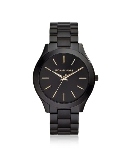 Michael Kors MK3221 Dames Klassiek zwartkleurig roestvrijstalen armbandhorloge