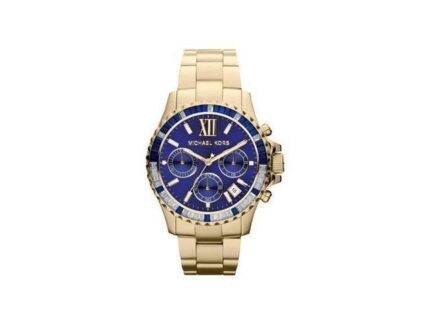 Michael Kors dames Everest MK5754 blauw roestvrij staal quartz modehorloge