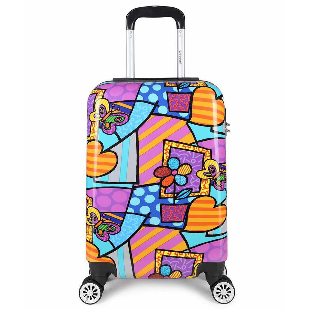 Multikleur-Decent-Forenza-Handbagage-Spinner-55-Heart