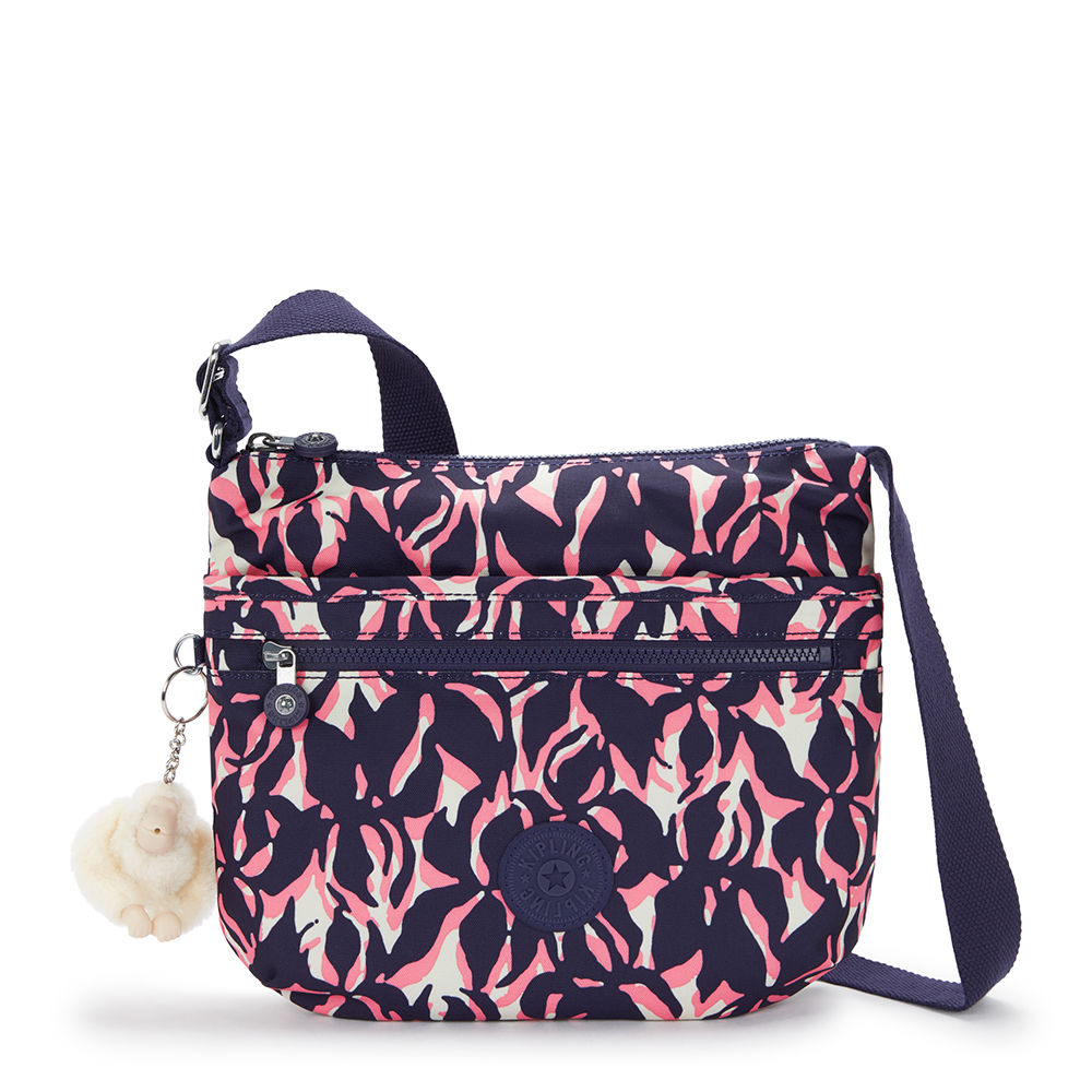 Multikleur-Kipling-Arto-Schoudertas-Palm-Mood