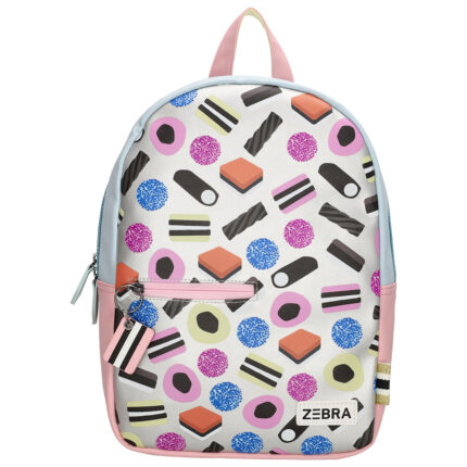 Multikleur Zebra Trends Kids Rugzak M Sweet and Candy