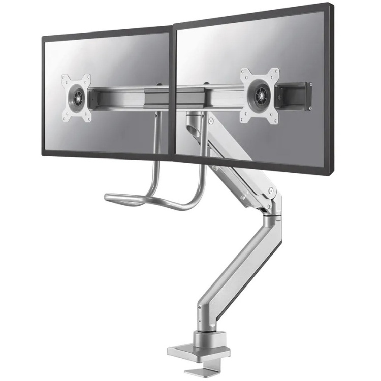 Neomounts-NM-D775DXSILVER-monitorarm
