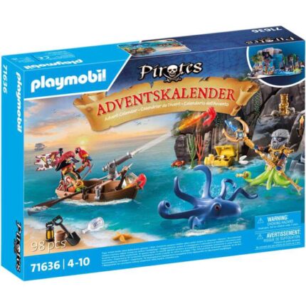 PLAYMOBIL Adventskalender - Piraten Constructiespeelgoed