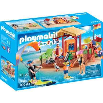 PLAYMOBIL Family Fun - Watersportschool Constructiespeelgoed