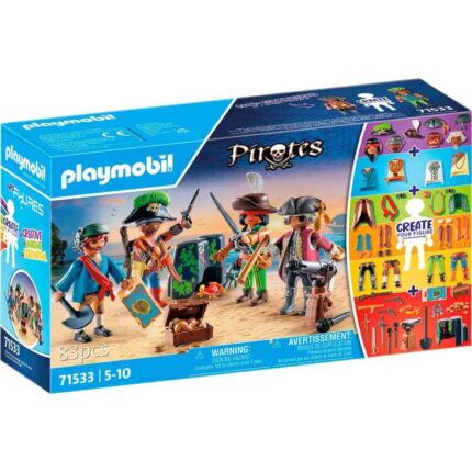 PLAYMOBIL Pirates - My Figures Piraten Constructiespeelgoed