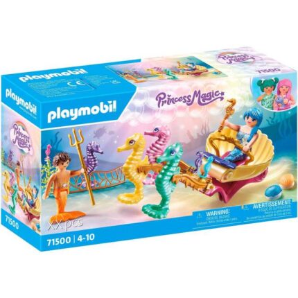 PLAYMOBIL Princess Magic - Zeemeermin zeepaard koets Constructiespeelgoed