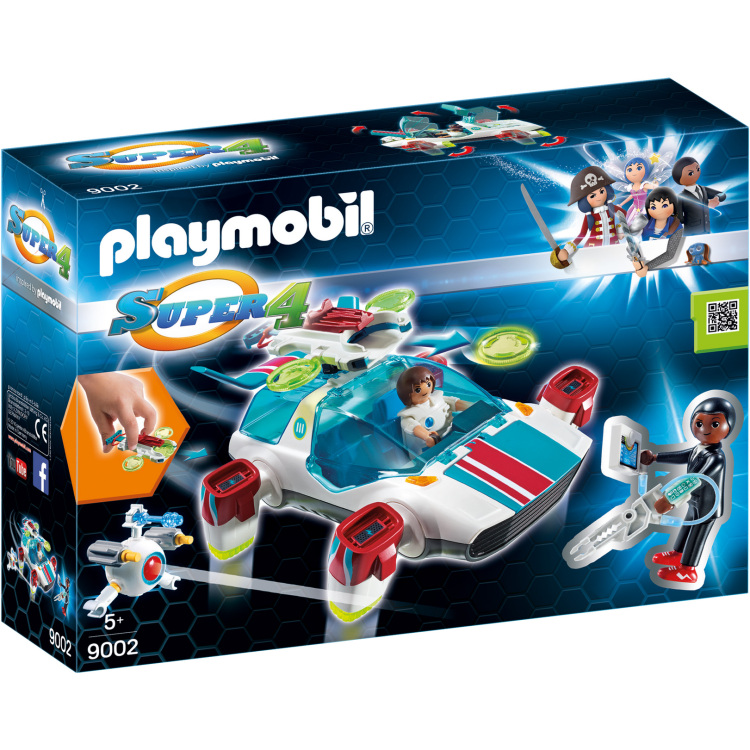 PLAYMOBIL-Super-4-FulguriX-met-Gene-Constructiespeelgoed
