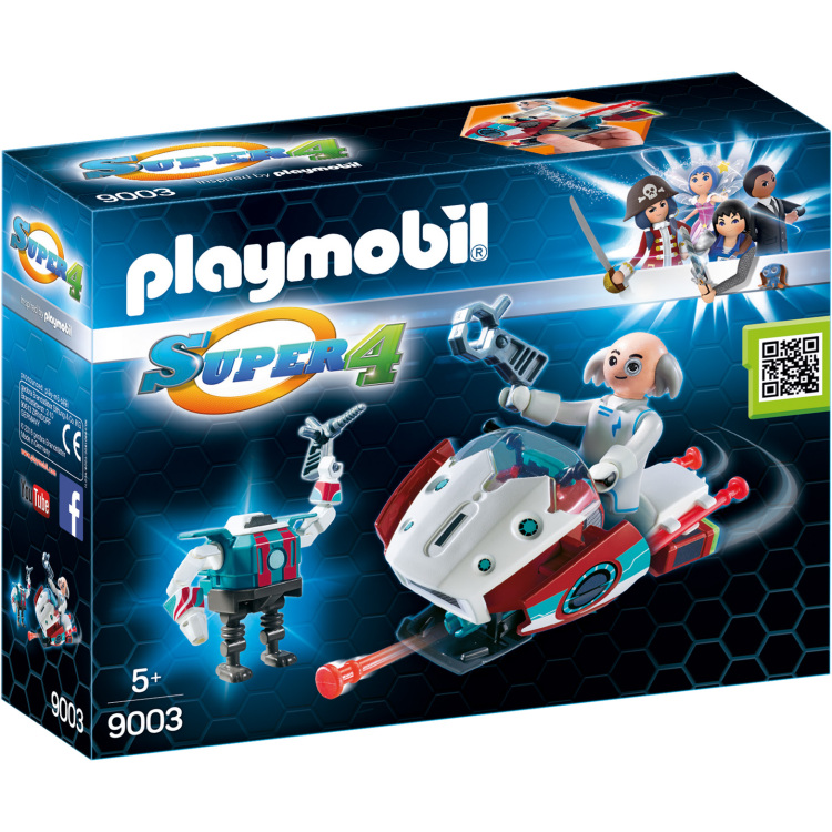 PLAYMOBIL-Super-4-Skyjet-met-Dr.-X-robot-Constructiespeelgoed