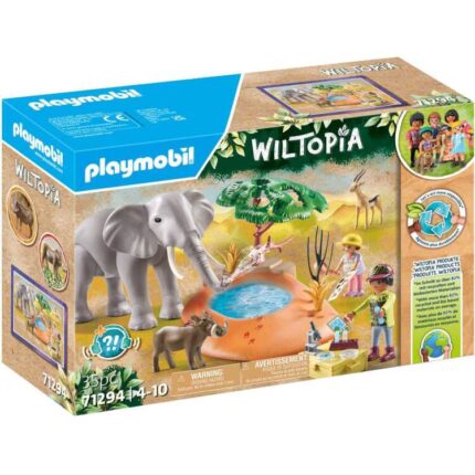 PLAYMOBIL Wiltopia - Een reis naar de waterpoel Constructiespeelgoed
