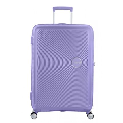 Paars American Tourister Soundbox Spinner 77 Expandable Lavender
