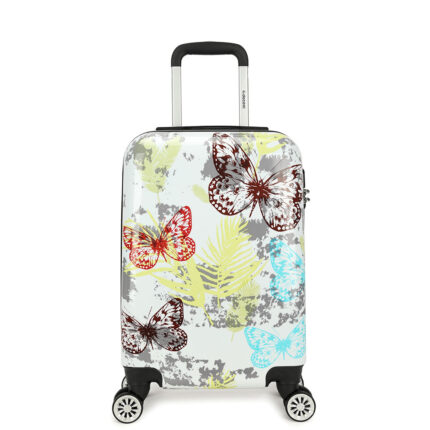 Paars Decent Forenza Handbagage Spinner 55 Butterfly