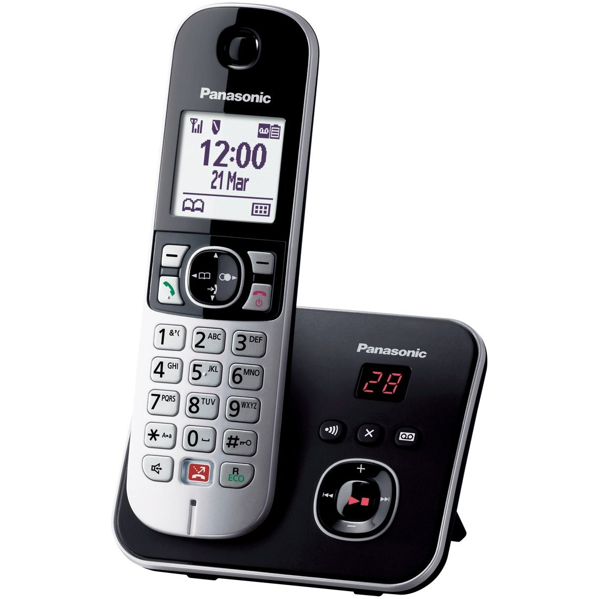 Panasonic-KX-TG6862NLB-Huistelefoon-Zwart