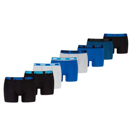 Puma Boxershorts 8-pack Black / Blue / Grey Melange-XXL