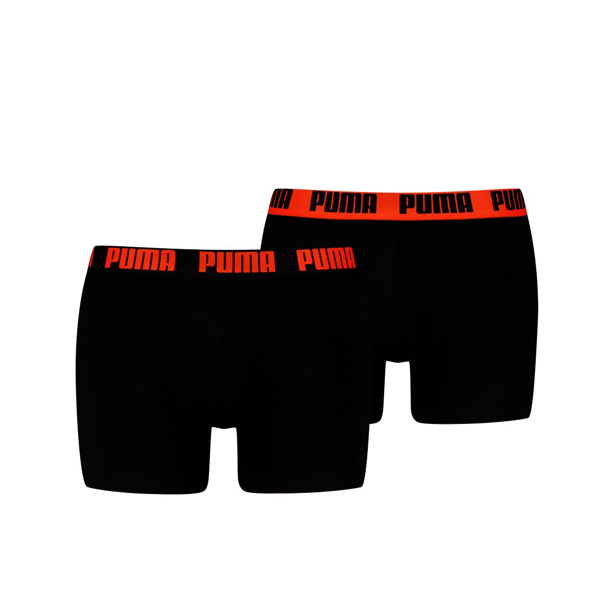 Puma-Boxershorts-Basic-2-pack-BlackOrange-M