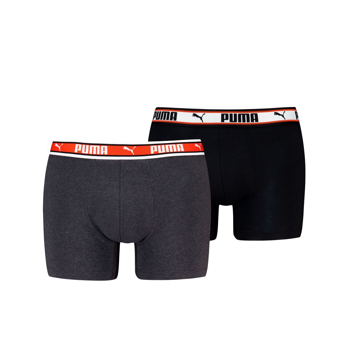 Puma-Boxershorts-Dual-Logo-2-pack-BlackRed-XL