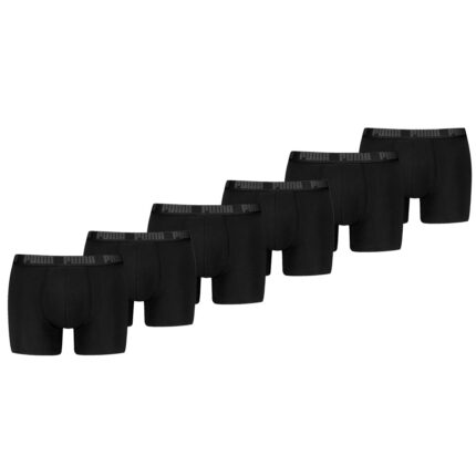 Puma Boxershorts Everyday Basic 6-pack Black / Phantom-M