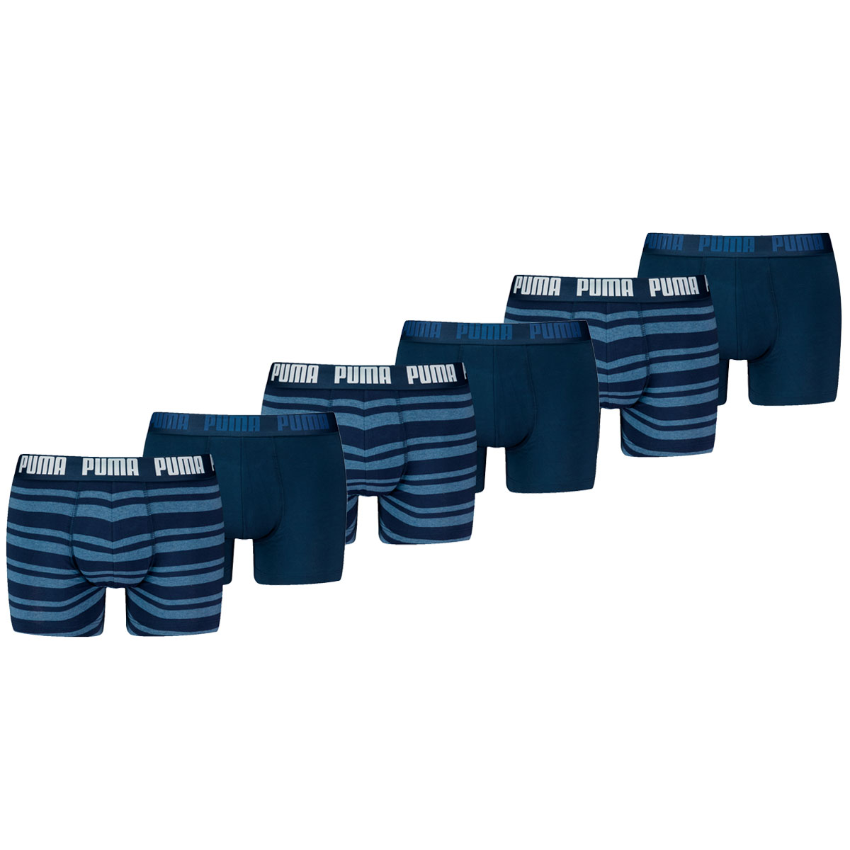 Puma-Boxershorts-Everyday-Heritage-Stripe-6-pack-Denim-M