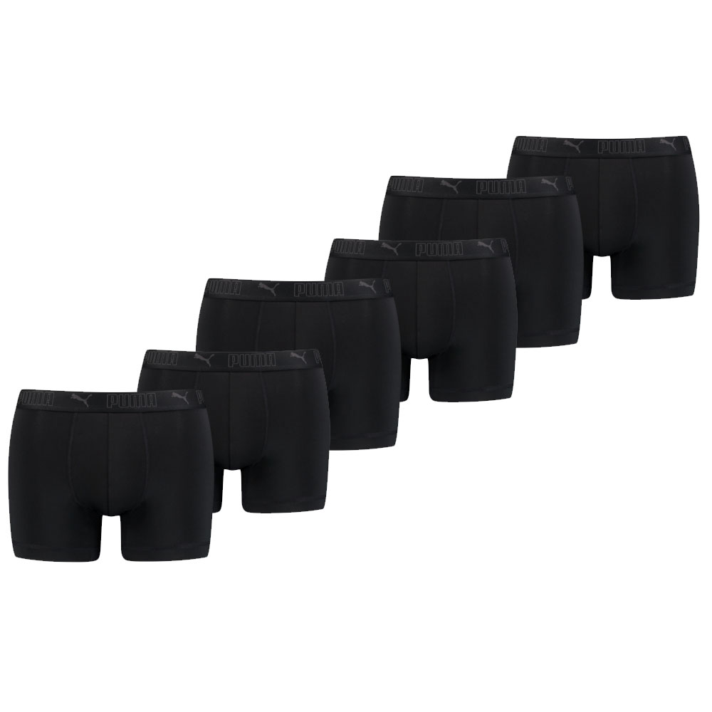 Puma-Sport-Boxershorts-Microfiber-6-pack-Zwart-L