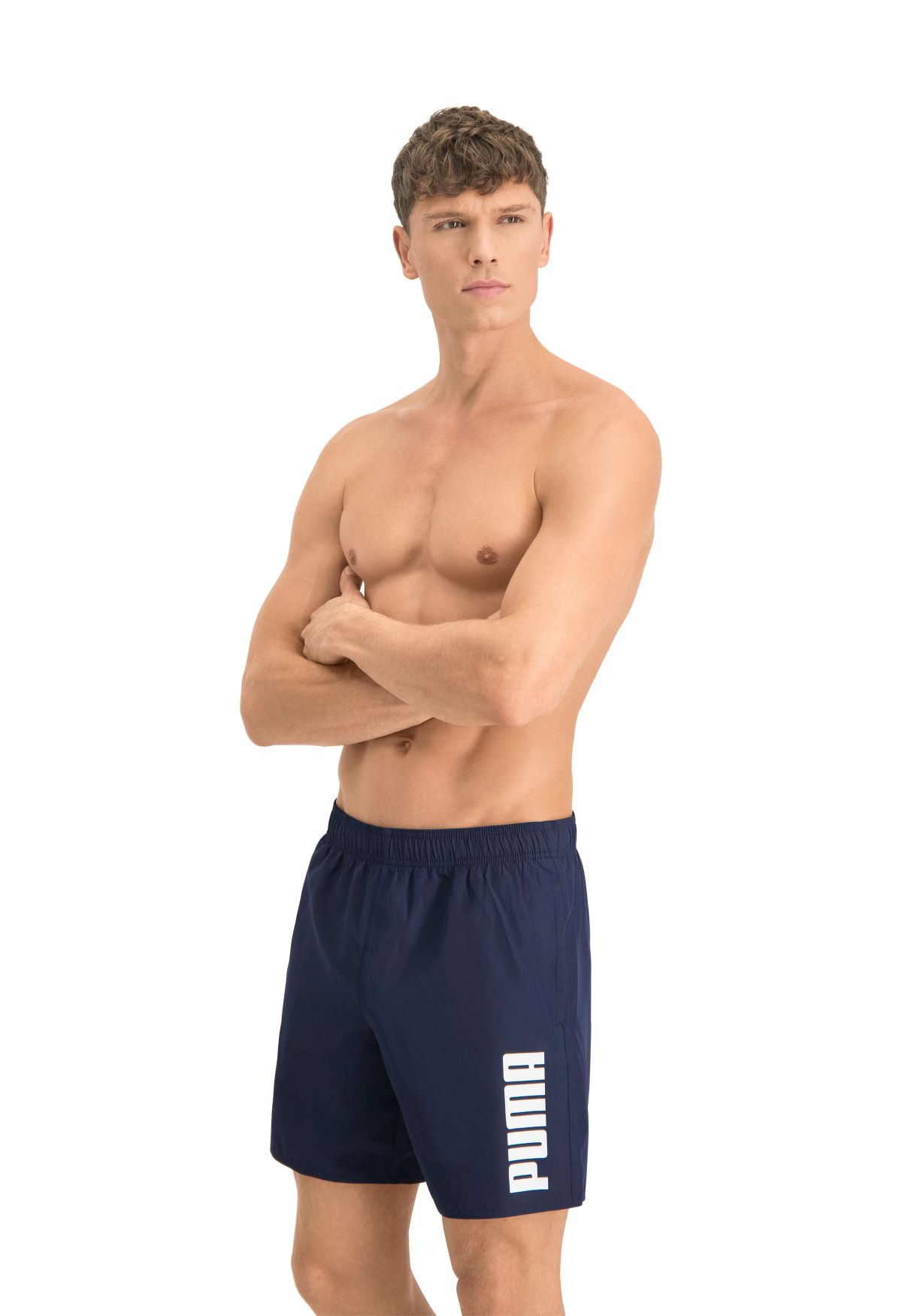 Puma-Zwembroek-Heren-Promo-Mid-Shorts-Navy-L