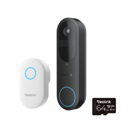 Reolink D340B deurbel met Chime + 64GB SD-kaart