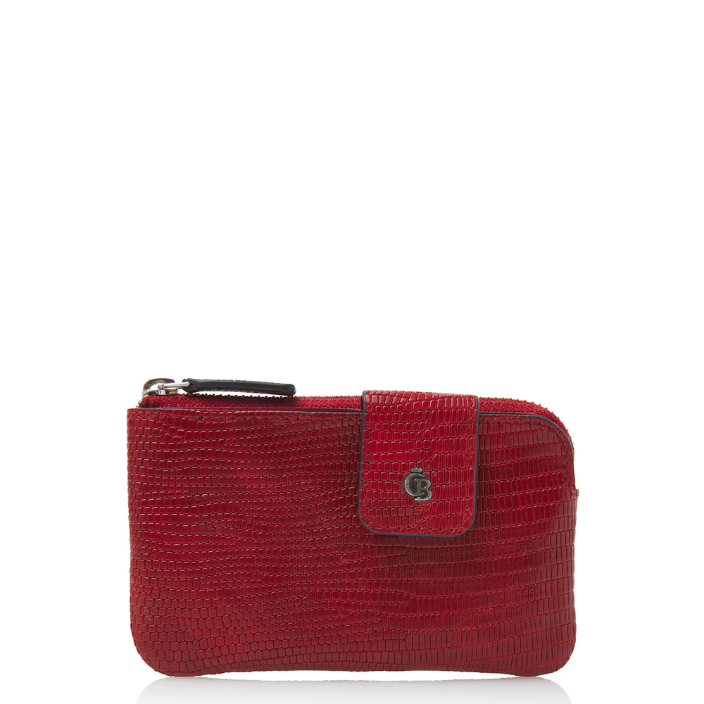 Rood-Castelijn-Beerens-Donna-Creditcard-Sleuteletui-RFID-Rood