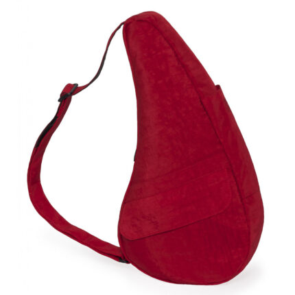 Rood The Healthy Back Bag The Classic Collection Textured Nylon M Crimson