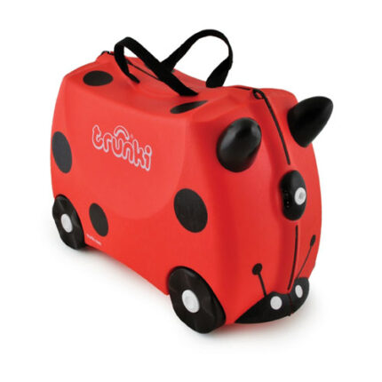 Rood Trunki Ride-On Kinderkoffer Harley het Lieveheersbeestje
