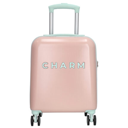 Roze Charm London Underseater Travel Trolley Lichtroze