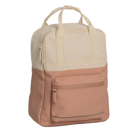 Roze Daniel Ray Providenc Coated Rugtas 15.6" Oud Roze/Beige