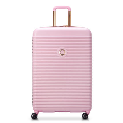 Roze Delsey Freestyle 4 Wheel Trolley Large 76 cm Peony Pink