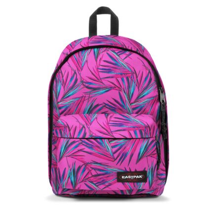 Roze Eastpak Out Of Office Rugzak Brize Palm Pink