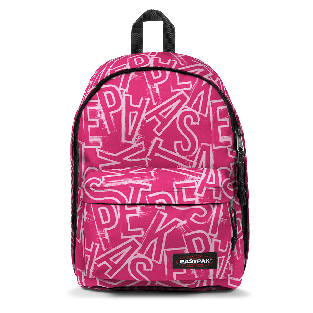 Roze-Eastpak-Out-Of-Office-Rugzak-EP-Letters-Pink