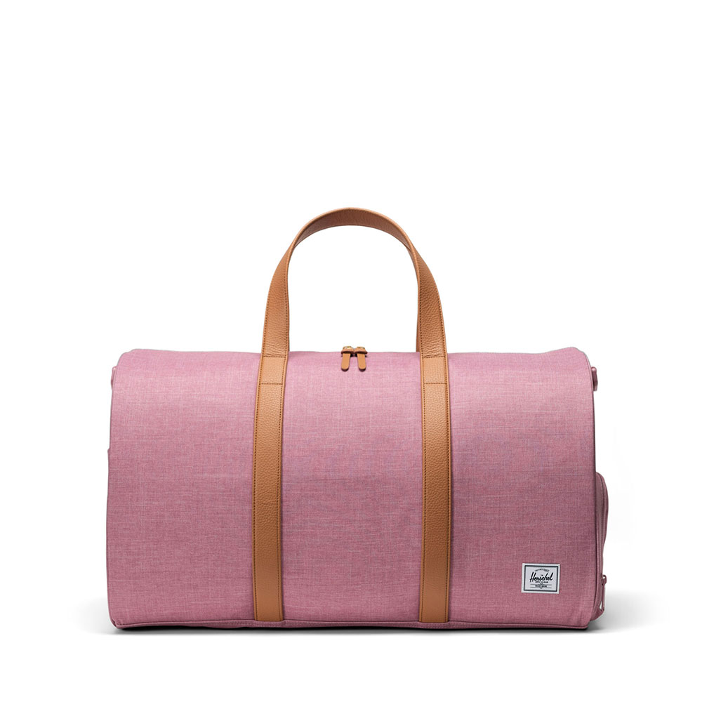 Roze-Herschel-Novel-Duffle-Reistas-Lilas-Crosshatch