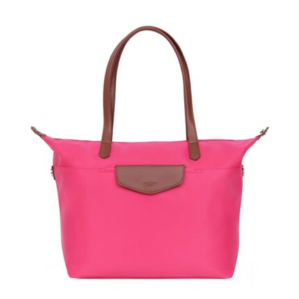 Roze Hexagona Pop Shopper M Fuchsia
