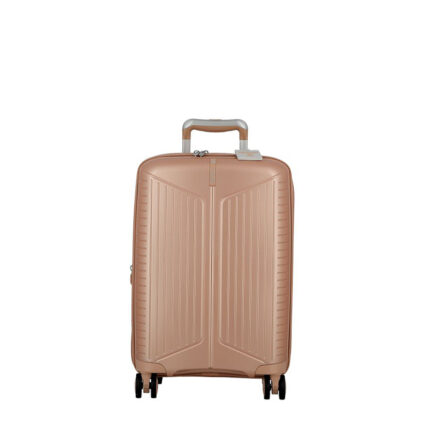 Roze Jump Evaé Handbagage Spinner 55 cm Expandable Light Pink
