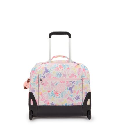 Roze Kipling Giorno Rugzak Trolley Aqua Sea