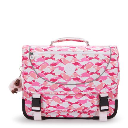 Roze Kipling Preppy Rugzak Pink Palm