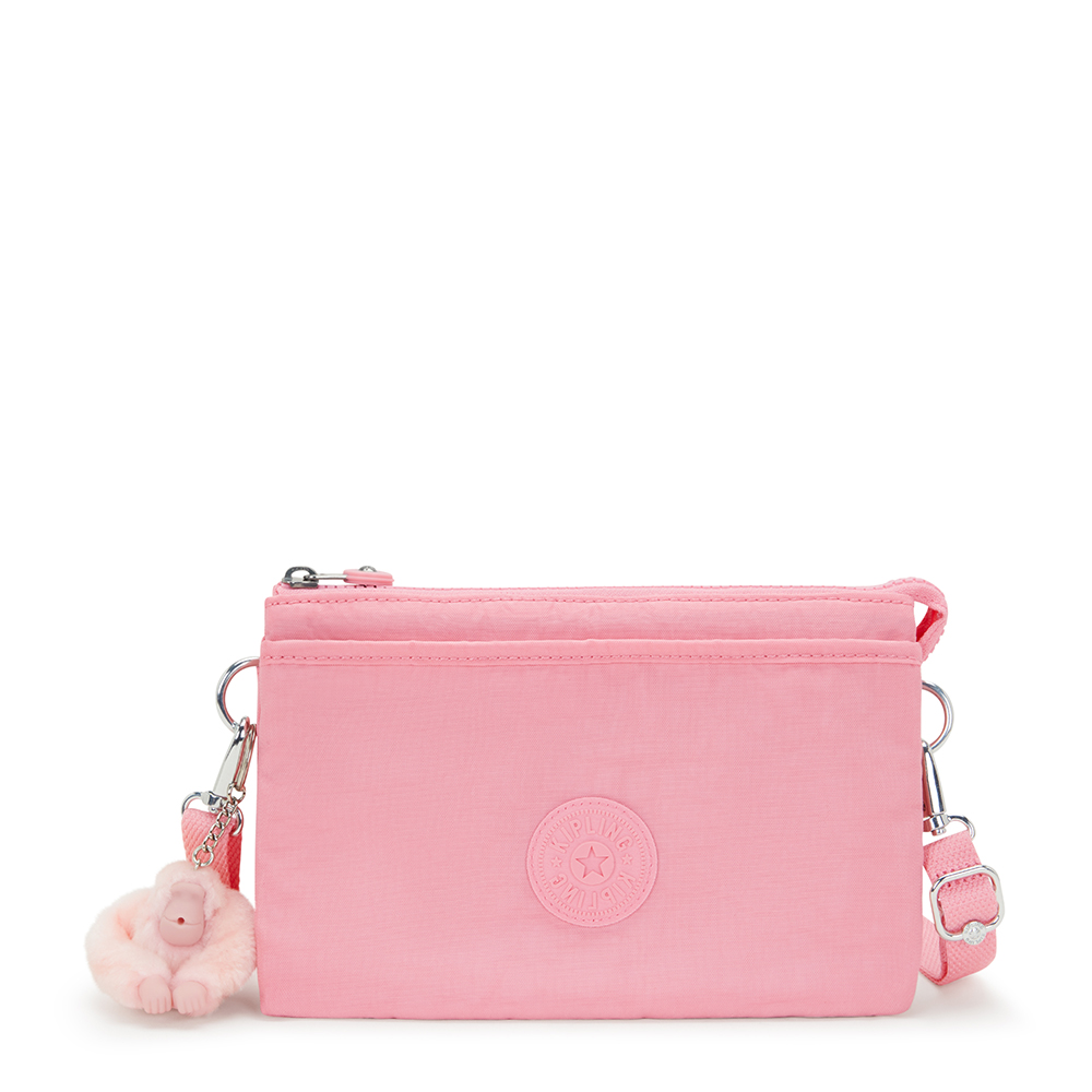 Roze-Kipling-Riri-Crossbody-Schoudertas-Enjoyable-Blush