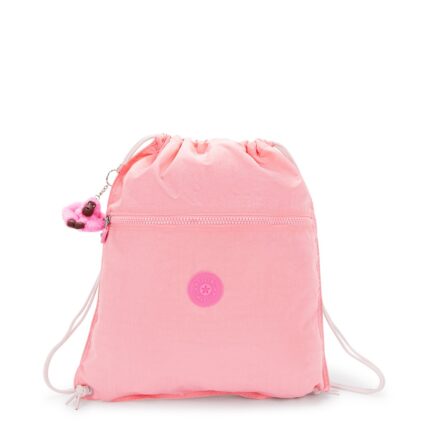 Roze Kipling Supertaboo Gymtas Coral Sea