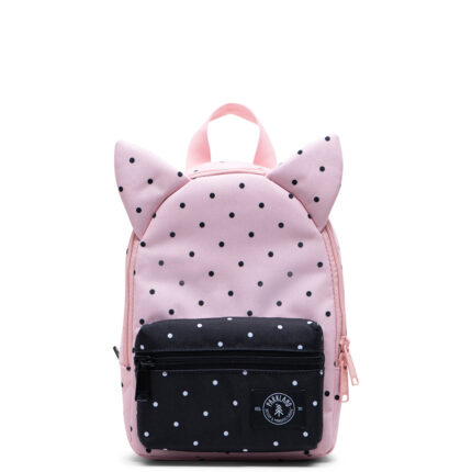 Roze Parkland Little Monster Kids Backpack Polka Dots Quartz