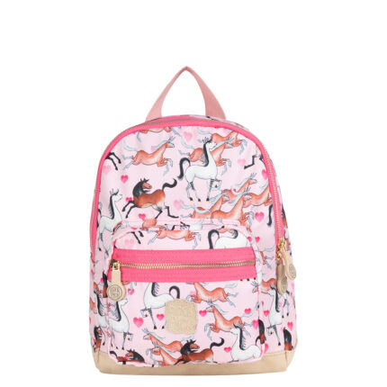 Roze Pick & Pack Rugzak S Magic Horses Pink